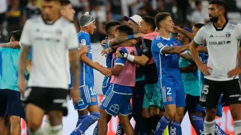 Cristopher Toselli celebró con todo el triunfo de la Universidad de Chile
