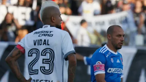 El frío saludo de Marcelo Díaz con Arturo Vidal