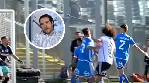 Cristiáan Camaño y su enojo por el arbitraje del Superclásico.