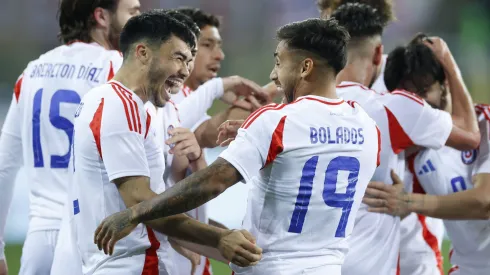 Marcos Bolados anotó  en la goleada de Chile ante Albania. (Foto: Matteo Ciambelli/Photosport)
