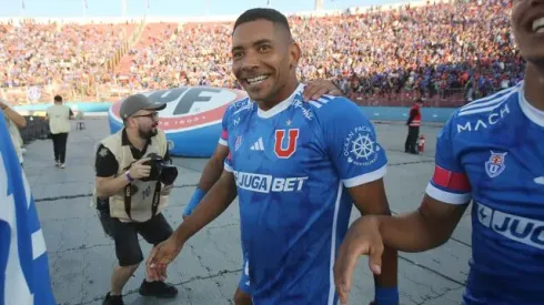 Cristián Palacios anotó el gol para la U ante Cobresal en el Estadio Nacional

