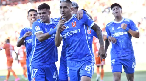 Leandro Fernández abrió el marcador para Universidad de Chile contra Cobreloa.
