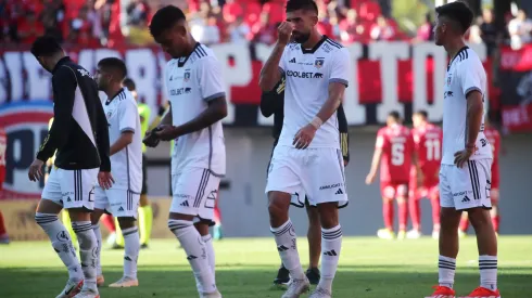 Colo Colo llegó anoche a Santiago y este domingo viaja a Brasil. (Foto: Jonnathan Oyarzún/Photosport)
