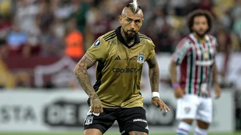 Arturo Vidal fue titular en partido de Colo Colo ante Fluminense (Foto: Photosport)
