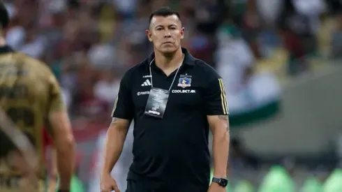 Jorge Almirón y sus dos cortados en Colo Colo
