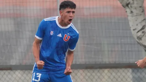 Marco Oroná convirtió su primer tanto con la camiseta de la U Sub 21.
