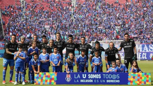 Universidad de Chile ingresa con once niñas y niños al Estadio Nacional. (Foto: Club Universidad de Chile)

