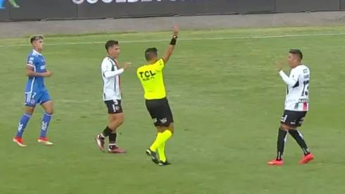 Cristián Suárez fue expulsado ante Universidad de Chile.