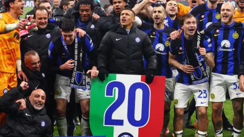 Alexis Sánchez alcanzó un nuevo título en Inter. (Foto: Getty)
