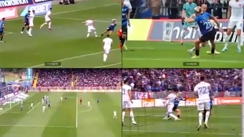 Piero Maza no sancionó mano penal de Marcelo Díaz, porque el mediocampista jugó el balón, rebotó y luego le dio en la mano. (Foto: Campeonato Chileno)