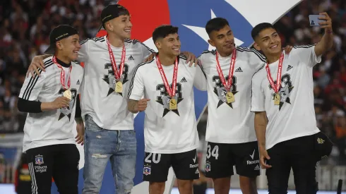 Luciano Arriagada fue campeón con Colo Colo del Campeonato Nacional 2022. (Foto: Jonnathan Oyarzún/Photosport)
