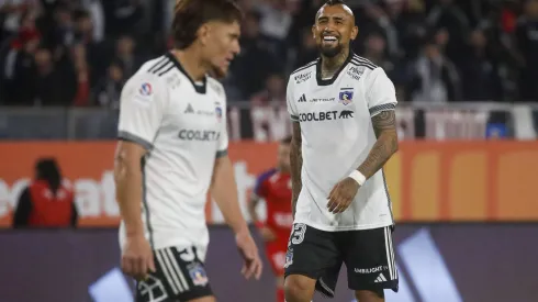 Leonarod Gil y Arturo Vidal están suspendidos para el partido de Colo Colo contra Fluminense. (Foto: Jonnathan Oyarzún/Photosport)
