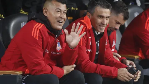 Jorge Almirón prepara el equipo en Colo Colo para el partido contra Deportes Iquique. (Foto: Jonnathan Oyarzún/Photosport)

