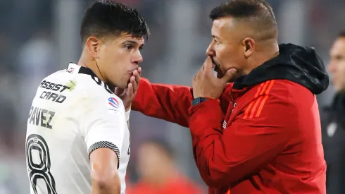 Jorge Almirón probó al equopo titular de Colo Colo para ir a Iquique. (Foto: Jonnathan Oyarzún/Photosport)