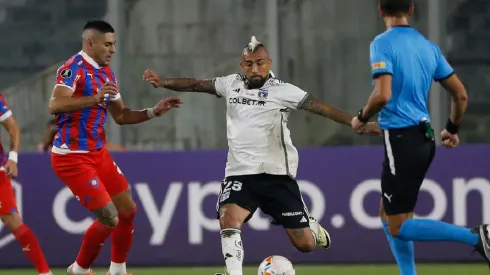 Colo Colo se verá las caras ante Cerro nuevamente por Copa Libertadores sin Arturo Vidal<br />
(Foto: Marcelo Hernandez/Photosport)
