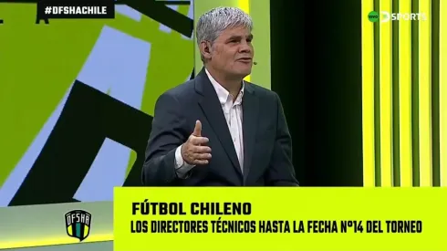 Juan Cristóbal Guarello tiene un palpito sobre quién será campeón del fútbol chileno (Foto: DSports)
