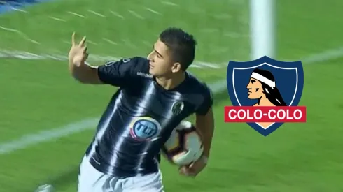 En su momento, el actual delantero de Colo Colo le hizo un provocador gesto a Cerro Porteño.
