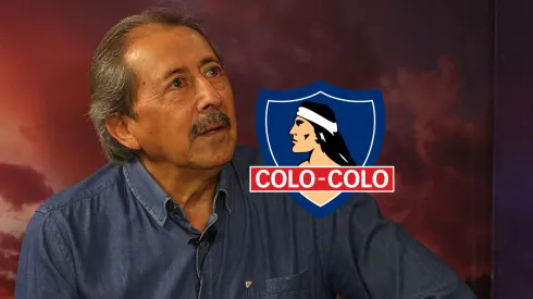 Pollo Véliz ácido con jugador de Colo Colo.