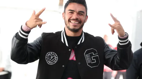 Gabriel Suazo llegó al Estadio Monumental para ver el Colo Colo vs Deportes Copiapó. (Foto: @ColoColo)
