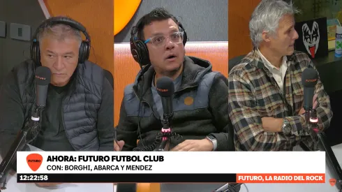 Claudio Borghi se enteró al aire que Junior será el rival de Colo Colo en la Copa Libertadores. (Foto: Radio Futuro)
