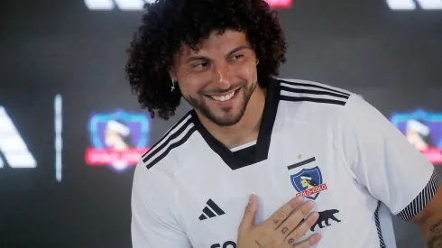 Maxi Falcón, el jugador favorito del hincha colocolino<br />
Jonnathan Oyarzun/Photosport