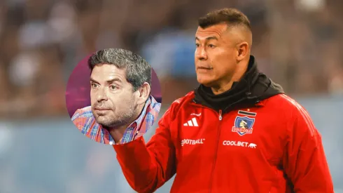 Romai se pone de pie con Jorge Almirón.
