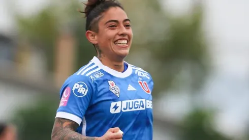 Valentina Díaz marcó un doblete en el partido más reciente de Universidad de Chile. (Foto: Fútbol Femenino U. de Chile)
