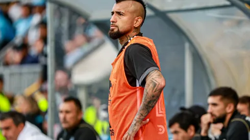 Arturo Vidal habla de su renovación en Colo Colo. (Foto: Keyla Larrea/Photosport)
