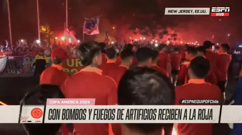 El impresionante apoyo que recibe Chile previo al partido con Argentina.
