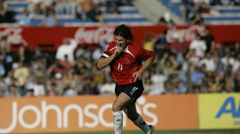 Marcelo Salas llegó a ver a La Roja a Nueva Jersey.
