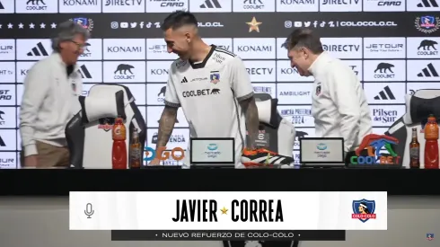 Sacaron carcajadas: los problemas que tuvo Correa en su presentación con Colo Colo.
