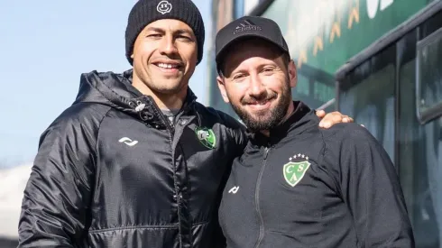 Iván Morales se reencontró con el gol en la pretemporada de Sarmiento.
