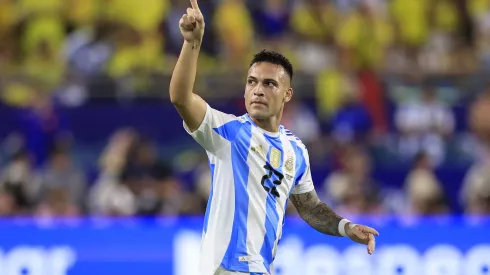 Lautaro Martínez le dio la 16 a Argentina en Copa América. (Foto: Buda Mendes/Getty Images)
