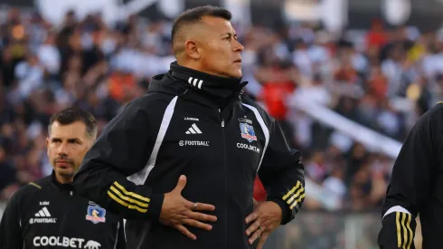 Jorge Almirón confirmó el nuevo refuerzo de Colo Colo. (Foto: Marcelo Hernández/Photosport)
