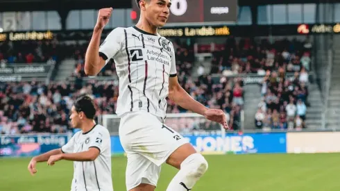 Darío Osorio anotó un golazo para el FC Midtjylland en Champions League.
