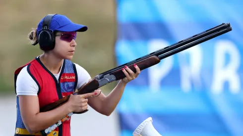 Francisca Crovetto finaliza top 10 en la jornada de sábado en el tiro skeet. (Foto: Getty)
