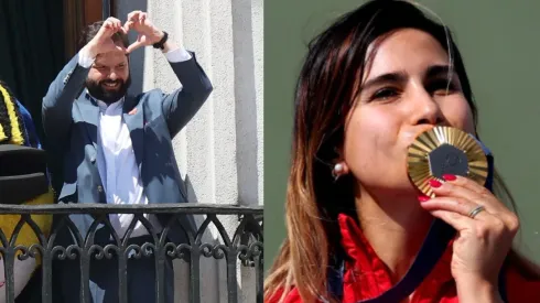 El presidente Gabriel Boric felicitó a Francisca Crovetto por su histórico triunfo en París 2024.
