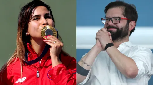 Gabriel Boric llamó a Francisca Crovetto tras la histórica medalla de oro en el Tiro Skeet. (Foto: Getty)
