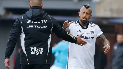 Jorge Almirón adelanta que Arturo Vidal podría estar en el Superclásico<br />
(Foto: Dragomir Yankovic/Photosport) 
