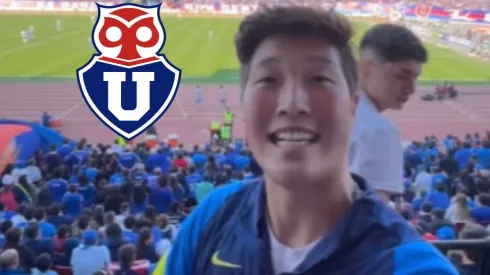 Dong Kim quedó enamorado de Universidad de Chile tras el Superclásico.
