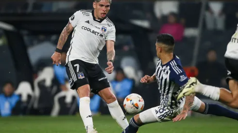 Carlos Palacios valora la diferencia que logró hacer Colo Colo ante Junior en el Monumental. (Foto: Photosport) 
