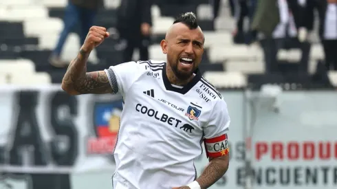 Arturo Vidal vivió de manera intensa el triunfo ante Junior (Foto: Photosport)
