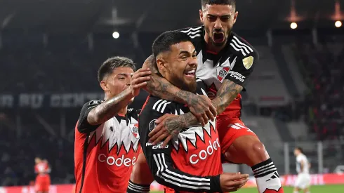 Paulo Díaz adelantó a River Plate ante Talleres por Copa Libertadores. (Foto: Hernán Cortez/Getty Images)
