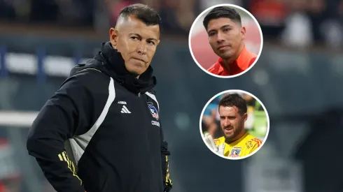 Almirón y la lucha por el arco de Colo Colo.
