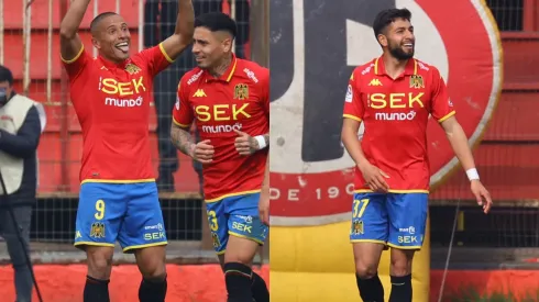 Leandro Benegas y Jeyson Rojas anotaron para Unión Española ante Cobreloa. (Foto: Photosport) 
