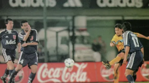 Mario Núñez en el Partido del Siglo entre Universidad de Chile y O'Higgins.
