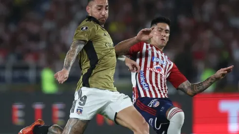 Javier Correa fue titular en la clasificación de Colo Colo a cuartos de final de Copa Libertadores. (Foto: @ColoColo)
