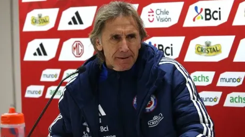 Ricardo Gareca entrega la nómina de la selección chilena.
