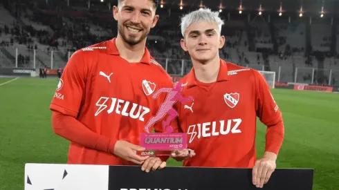 Felipe Loyola fue elegido la figura del partido entre Independiente y Godoy Cruz. (Foto: @Independiente)