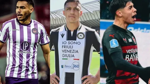 Varios chilenos verán acción con sus clubes en Europa
